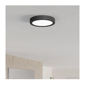 Eglo 901324 - LED kopalniško stropno svetilo FUEVA LED/7,5W/230V premer 16,6 cm IP44 črna