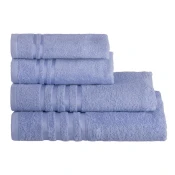 Modra frotirna bombažna brisača 70x140 cm Simple – Casa Selección