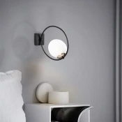Opviq Zidna lampa E27 Max 40W, Crno-Bela
