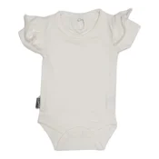 LUPO BAMBINO Bodi za bebe kratkih rukava, Beli