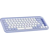 Logitech POP Icon Keys tipkovnica Univerzalno Bluetooth QWERTY US Međunarodna Lila, Bela