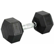 HMS Gumijasta utež 16 kg HEX PRO