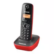 PANASONIC bežieni telefon KX-TG1611FXR (crno-crveni)