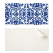shumee Dekorativna samolepilna vinilna plošča 120x60 cm z vzorcem in geometrijskimi motivi