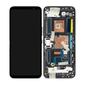 Asus ROG Phone 6 AI2201_C, 6 Pro AI2201_D - LCD zaslon + steklo na dotik + okvir (Phantom Black) - 90AI00B5-R20020 Genuine Service Pack