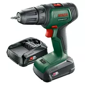 Bosch 18 V Power for All Akumulatorska udarna bušilica/odvijac (18 V, 2 baterije, 1,5 Ah, Broj okretaja pri praznom hodu: 0 okr/min - 1.450 okr/min)