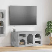 TV ormar Betonski sivi 80 x 35 x 40 cm Konstruirano drvo