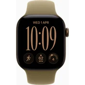 Apple Watch Series 12 46mm (GPS Only) Alluminium Case Dark Bronze with Sport Band Olivno zelena