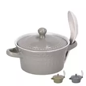 AdTREND Kozica s pokrovom in žličko 320ml/več barv/keramika, (5000198698)