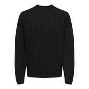 Only & Sons Pulover Lamard  črna