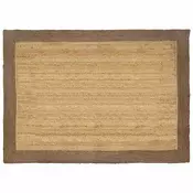 vidaXL Preproge za površine Naravna in siva 160 x 230 cm Juta