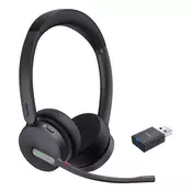 YEALINK Yealink WH64 Hibridni Dvojni Teams Slušalke Brezžične Naglavne Pisarna/Klicni center Micro-USB Bluetooth Črna