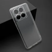 Maska za telefon Futrola ULTRA TANKI PROTECT silikon za Xiaomi 14T Pro providna (bela)