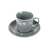 PORCELAN SET ZA KAFU 180ml 6/1 (BRIGHT/T.SIVA) RXG-N231500B