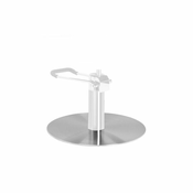 GABBIANO Barberski stol z okroglim podnožjem inox L010