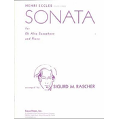 ECCLES:SONATA FOR Eb ALTO SAXOPHONE AND PIANO