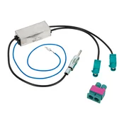 Antenski separator 2XFAKRA-DIN za avtomobile z Diversity 0781-