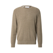 SELECTED HOMME Pulover SLHROSS temno bež