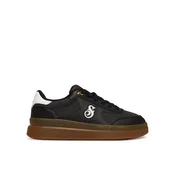 Skechers Duraleather Lace Up Snoop Cupsole Sneaker Črna