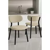 HANAH HOME Set stolica (6 delova) Toldy Cream Black
