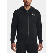 Majica s kapuljacom Under Armour UA Essential Fleece FZ Hood-BLK