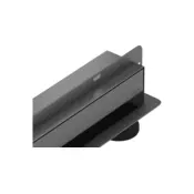 Mexen Flat Wall stenski linearni odtok 2v1 100 cm, ščetkano puško sivo - 1E30100