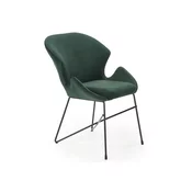 Stolica Houston 941 Tamnozelena, 82x57x62cm, Tkanina, Metalne