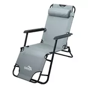 Siva vrtna stolica Cattara Comfort