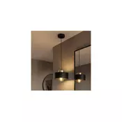 Brilagi - Lestenec na jeklenem lanku 1xE27/60W/230V premer 20 cm črna/zlata