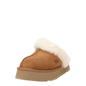 UGG Papuce Disquette, svijetlosmeda / bijela