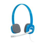 Logitech Headset Stereo H150/ žične slušalke + mikrofon/ 3,5 mm jack/ modra