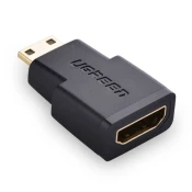 UGREEN UGREEN ADAPTER MINI HDMI MOŠKI / HDMI ŽENSKI ADAPTER ČRN, (22006861)