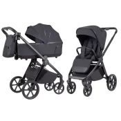 Otroški voziček 2in1 CARRELLO Omega Plus CRL-6540/1 2025 Meteor Grey