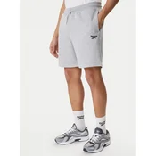 Reebok Športne kratke hlače Bazunu RK25558CCM Siva Regular Fit