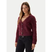 Guess Pletena jopica W5BR91 Z3JI2 Bordo rdeča Relaxed Fit