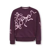 Only Mini Majica temno liila / rosé