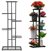 Northix Stoječe stojalo za rože, 106 cm, kovinsko, notranje/zunanje