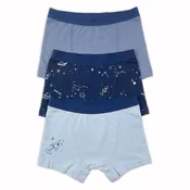 Lucky Kiddo spodnje hlače boxer 3 kosi LK-BB 226_2 034800 F modra 86/92