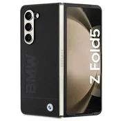 Bmw BMW Signature ovitek za Samsung Galaxy Z Fold 5 - črn, z dizajnom