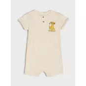 Sinsay - Pamučni romper sa printom Simba The Lion King - krem