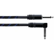Cordial EI 5 PR Blue Tweed 5 m Ravni - Kotni Instrumentalni kabel (Kot novo)