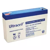 Žele akumulator Ultracell 7 Ah 6V/7-Ultracell