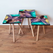 HANAH HOME Set 3 stočića 3Shp282 Multicolor