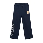 Abercrombie & Fitch Hlače mornarska / svetlo oranžna / bela