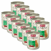 Animonda CARNY Cat Adult govedina, puran + kunec 12x800 g