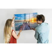 tulup.si Tabla magnetna Jezerski pomol 100x70 cm