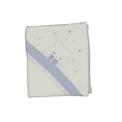 Vrabac Peškir za bebe Meda 242177, 75x75, Beli