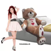 Plišani meda 160cm sa natpisom volim te