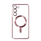 Silikonska maska Magsafe za Samsung S25/ roze