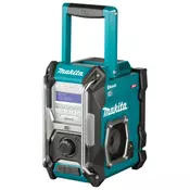 MAKITA akumulatorski bluetooth in DAB+ radio MR004GZ (12V max-18V/40V XGT/AC)